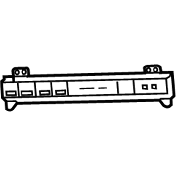 56050767AD Mopar 4 Gang Switch Illustration 1 of 1