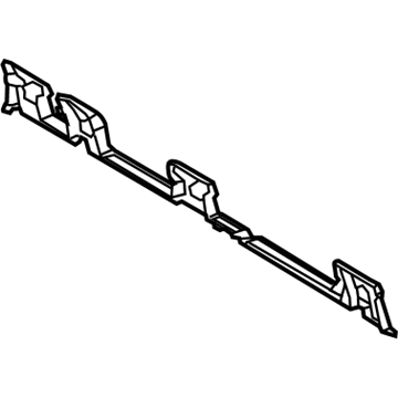 Mopar 1UP38BD3AB Riser Shield 1UP38BD3AB Mopar Riser Shield Illustration 1 of 1