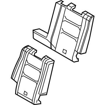 68158382AA Mopar Seat Back Foam Illustration 1 of 1