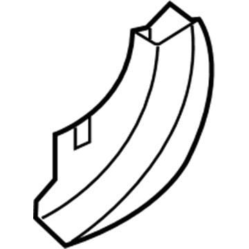 Mopar 4814755AD Fender Guard 4814755AD Mopar Fender Guard Illustration 1 of 1