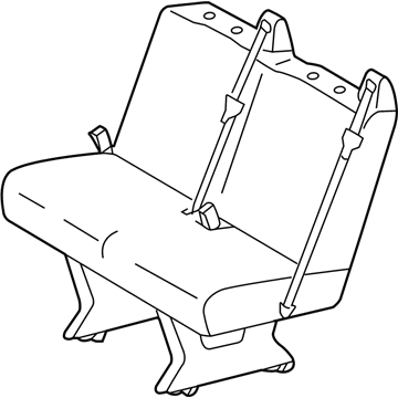 5133094AA Mopar Rear Seat Illustration 1 of 1