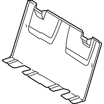5134089AA Mopar Rear Seat Back Panel Illustration 1 of 1