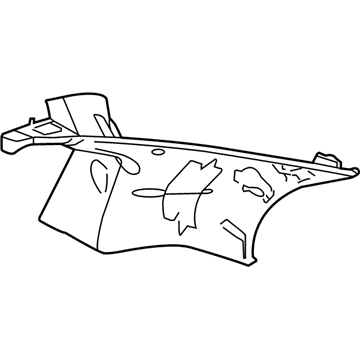 TW48TL2AE Mopar D Pillar Panel Illustration 1 of 1