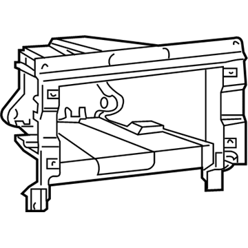 Mopar 55056268AD Radio Bracket 55056268AD Mopar Radio Bracket Illustration 1 of 1