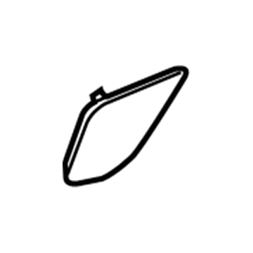 1XD54DX9AA Mopar Release Handle Bezel Cover Illustration 1 of 1