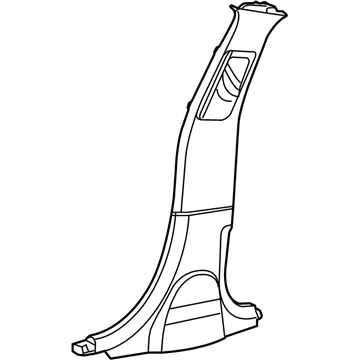 1KL29DX9AI Mopar B Pillar Upper Trim Illustration 1 of 1