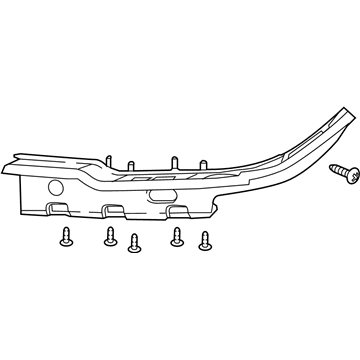 68361622AA Mopar Fascia Bracket Illustration 1 of 1