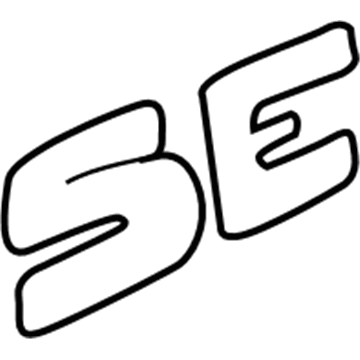 5152001AA Mopar NAMEPLATE-Es Illustration 1 of 1