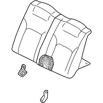 MR611709 Mopar Seat Back Rear Illustration 1 of 1