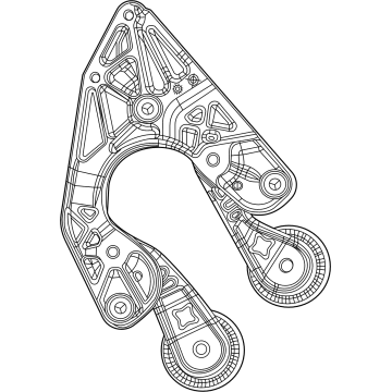 Jeep Grand Cherokee Belt Tensioner - 5281667AD