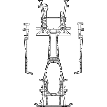 68053464AB Mopar Chassis Frame Illustration 1 of 1