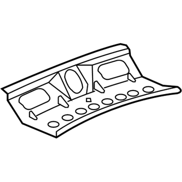 5074123AA Mopar Header-Roof Lower Rear Illustration 1 of 1