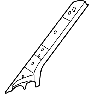 5104276AA Mopar A Pillar Panel Illustration 1 of 1