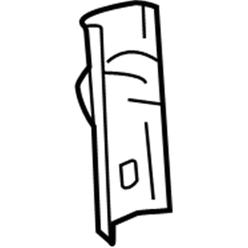 5104275AA Mopar Cover-Seat Belt Guide Illustration 1 of 1