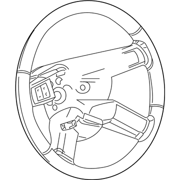 2010 Dodge Challenger Steering Wheel - 1AG511DVAB
