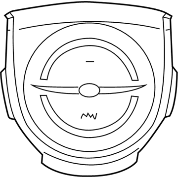 1AF34XDVAB Mopar Air Bag Module Cover Illustration 1 of 1