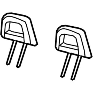 1ER341KAAA Mopar Rear Headrest Illustration 1 of 1