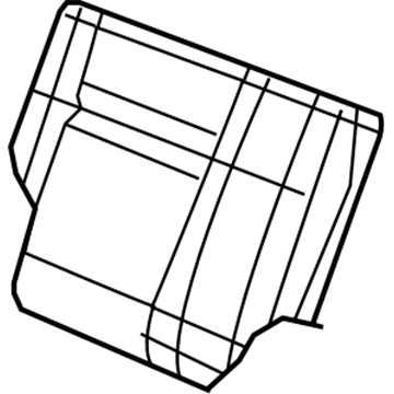 1EQ561KAAA Mopar Rear Seat Back Cover Illustration 1 of 1