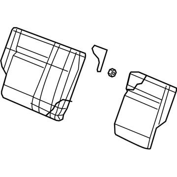 1EQ581KAAA Mopar Rear Seat Back Illustration 1 of 1