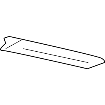 68028050AB Mopar Lens-License Lamp Illustration 1 of 1