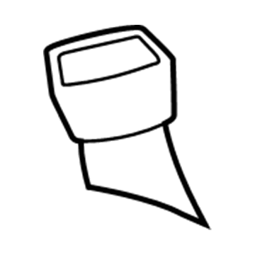 YP401T1AD Mopar Front Inner Seat Belt Illustration 1 of 1