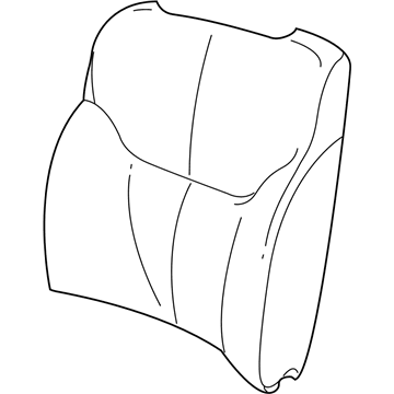 1DA231DVAA Mopar Front Seat Back Illustration 1 of 1