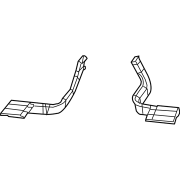 5058422AB Mopar Duct-Air To Rear Seat Illustration 1 of 1