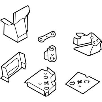 4696368 Mopar Panel-Lower Radiator Illustration 1 of 1