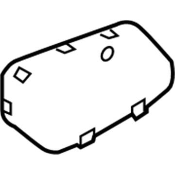 1BG421J8AA Mopar Bezel Illustration 1 of 1