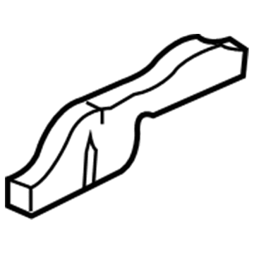 Mopar 55396675AA WEATHERSTRIP-Hood To PLENUM 55396675AA Mopar WEATHERSTRIP-Hood To PLENUM Illustration 1 of 1