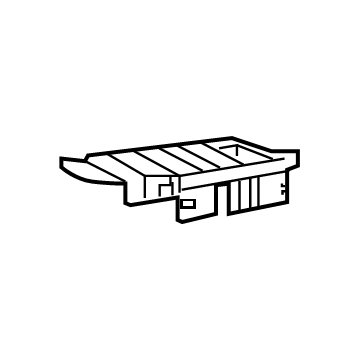 68358470AA Mopar Radio Bracket Illustration 1 of 1