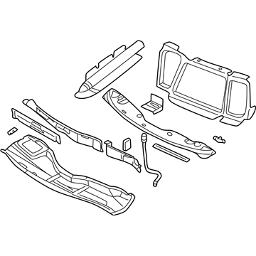 5014123AM Mopar COWL Panel-PLENUM Illustration 1 of 1