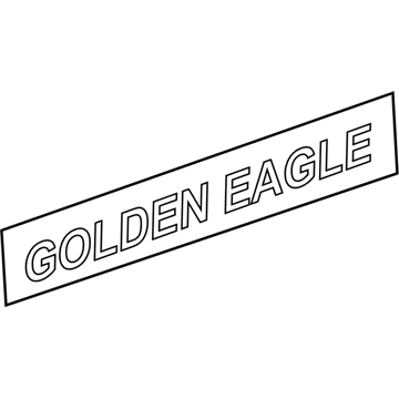 55078142AA Mopar Decal-Hood Side Illustration 1 of 1