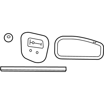 Mopar 68079486AA Air Conditioning And Heater Unit Seal Kit 68079486AA Mopar Air Conditioning And Heater Unit Seal Kit Illustration 1 of 1