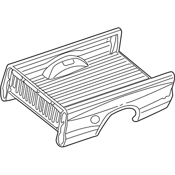 Mopar 4897270AC Pickup Box 4897270AC Mopar Pickup Box Illustration 1 of 1