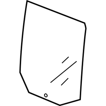 55395732AB Mopar Rear Door Glass Illustration 1 of 1