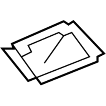 2004 Jeep Grand Cherokee License Plate - 55156796AA