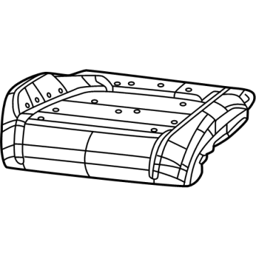 Dodge Charger Daytona Seat Cushion - 68571883AB