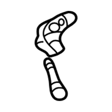 MR402969 Mopar Glove Box Door Latch Striker Illustration 1 of 1