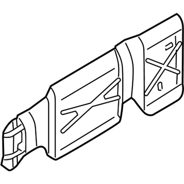 55398519AA Mopar Fuel Tank Heat Shield Illustration 1 of 1
