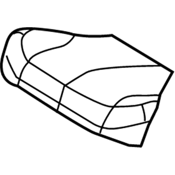 Mopar 1BC451L5AA Rear Seat Cushion Cover 1BC451L5AA Mopar Rear Seat Cushion Cover Illustration 1 of 1