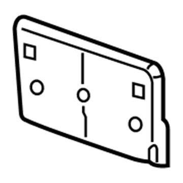 Chrysler License Plate - 68259460AA