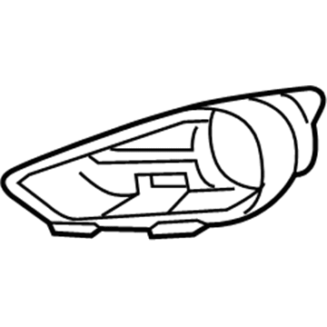 68229006AA Mopar Fog Lamp Bezel Illustration 1 of 1