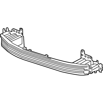 68227661AB Mopar Reinforce-Front Bumper Illustration 1 of 1