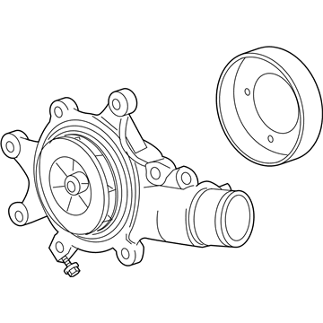 2003 Dodge Ram 1500 Water Pump - 53021844AA