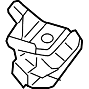 68247591AA Mopar Radiator Bracket Illustration 1 of 1