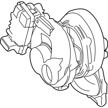 2009 Jeep Grand Cherokee Turbocharger - 68037206AA