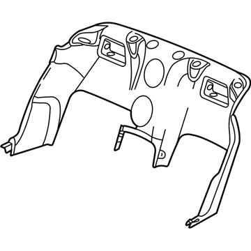 1BH89DX9AC Mopar Panel-BULKHEAD Trim Illustration 1 of 1