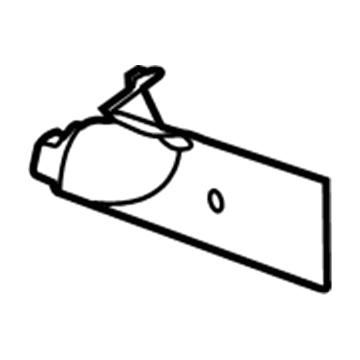 UR53DX9AA Mopar Cowl Side Trim Panel Illustration 1 of 1