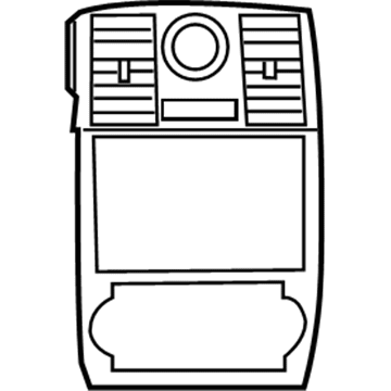 1MG22XZAAB Mopar Instrument Panel Bezel Illustration 1 of 1